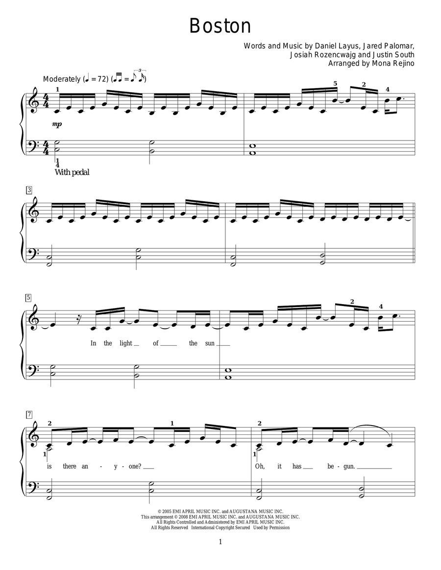 Boston Piano Method scores gallery preview page 1