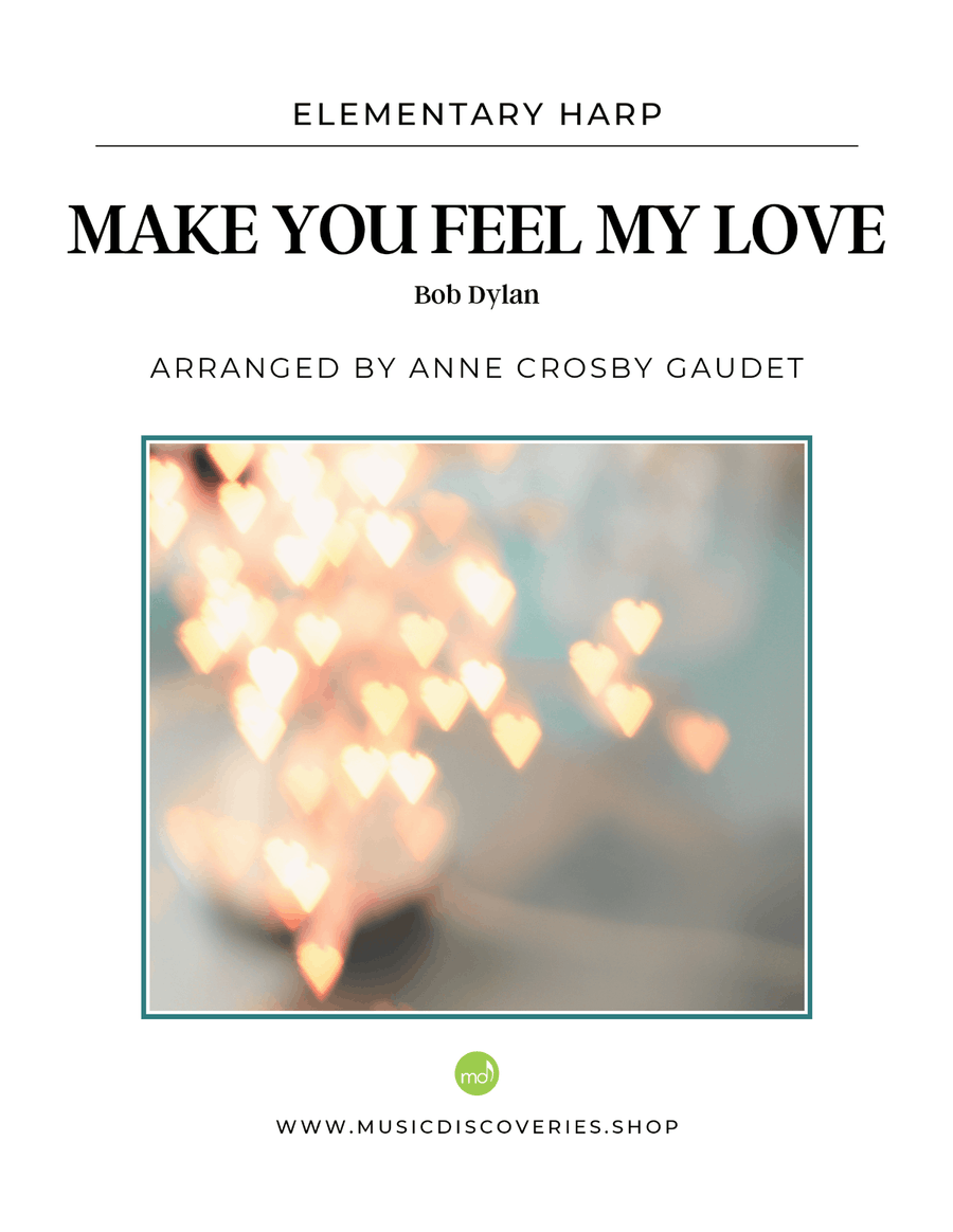 Make You Feel My Love Celtic Harp scores gallery preview page 1