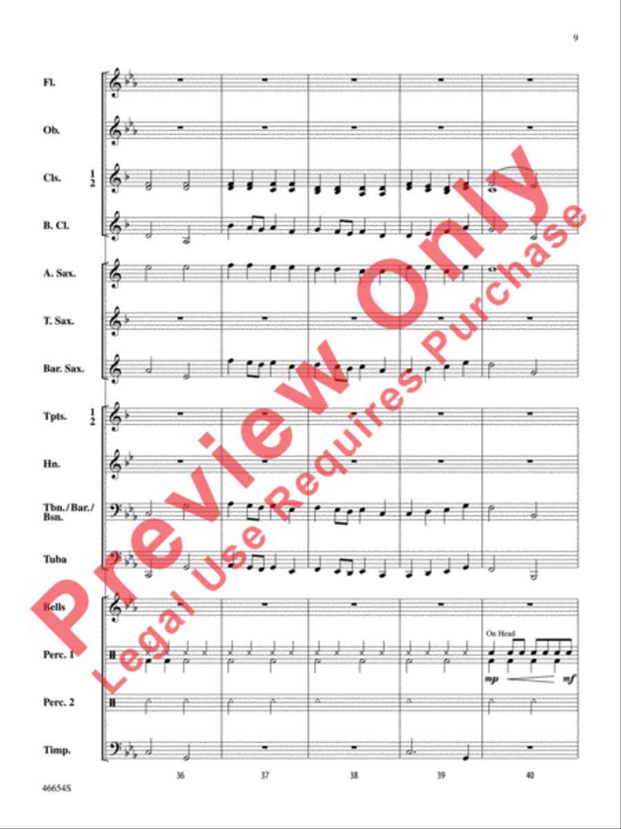 Alchemy Alchemy Concert Band scores gallery preview page 10