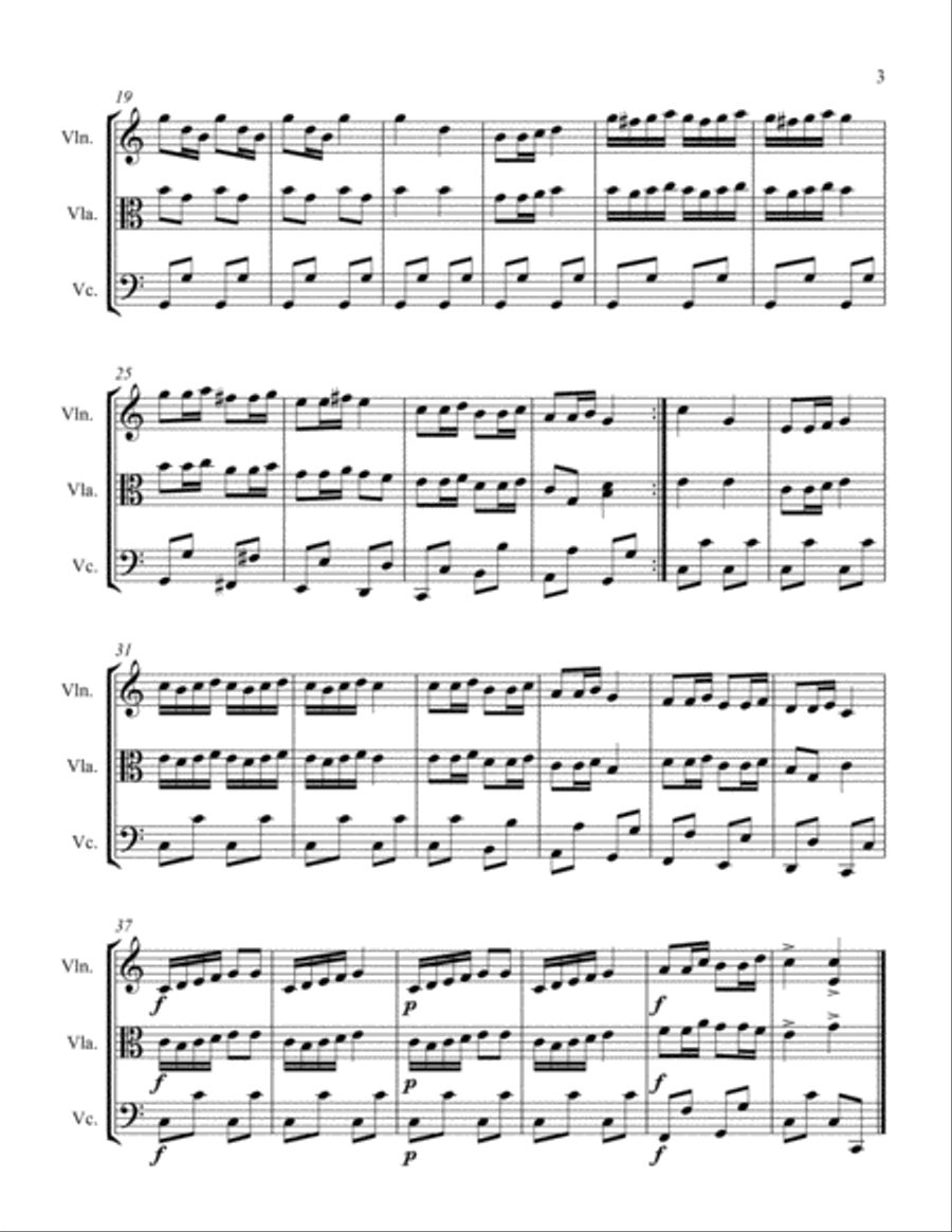 Musette Musette String Trio scores gallery preview page 3