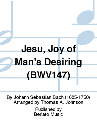 Book cover for Jesu Joy Of Man's Desiring - Piano Duet