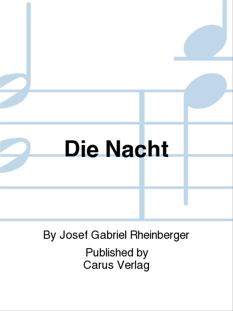 Die Nacht 4-Part scores gallery preview page 1