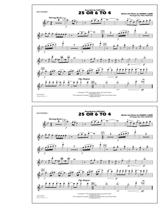 25 Or 6 To 4 - Flute/Piccolo