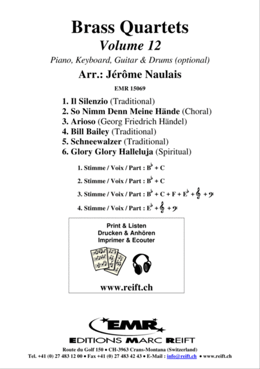 Brass Quartets Vol. 12 Brass Ensemble scores gallery preview page 2
