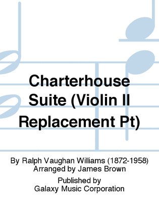 Book cover for Charterhouse Suite (Violin II Replacement Part)