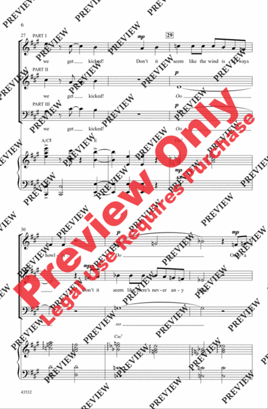 It's the Hard-Knock Life It's the Hard-Knock Life 3-Part scores gallery preview page 20