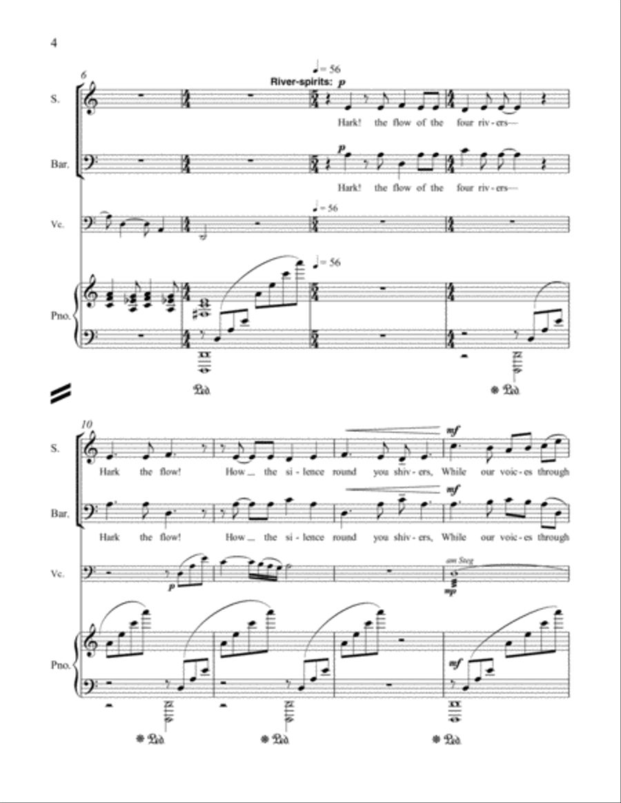 Farewells from Paradise: a Ten-minute Opera Voice Solo scores gallery preview page 4