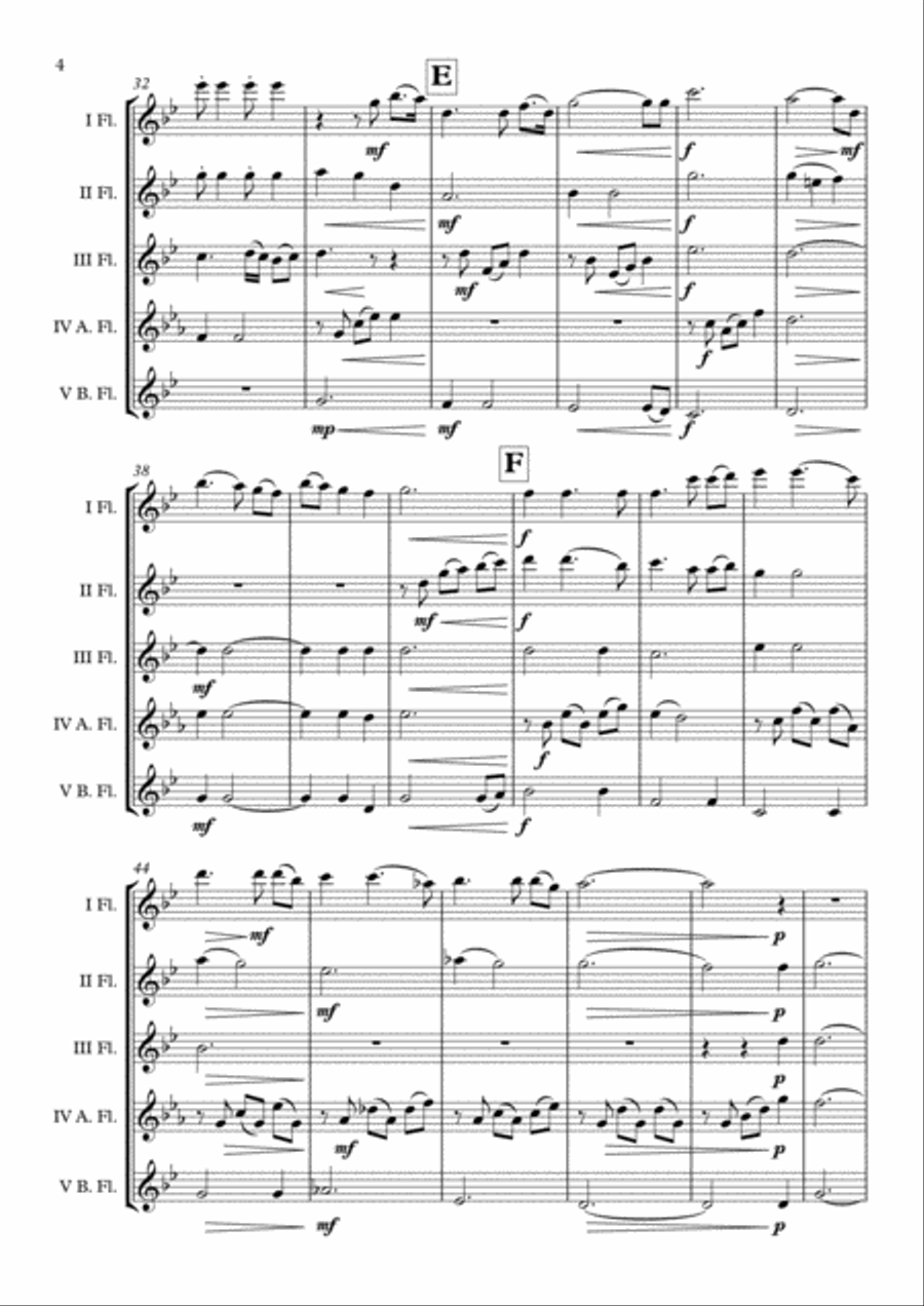 Un Giorno Per Noi Woodwind Ensemble scores gallery preview page 5