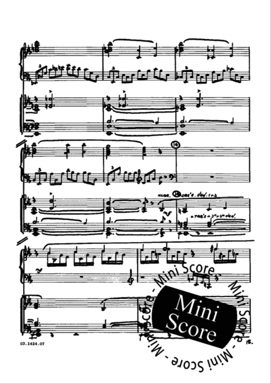 Warsaw Concerto Warsaw Concerto Concert Band scores gallery preview page 19