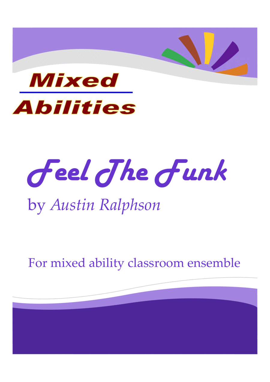 Feel The Funk for classrooms and school ensembles - Mixed Abilities Classroom and School Ensemble Concert Band scores gallery preview page 1