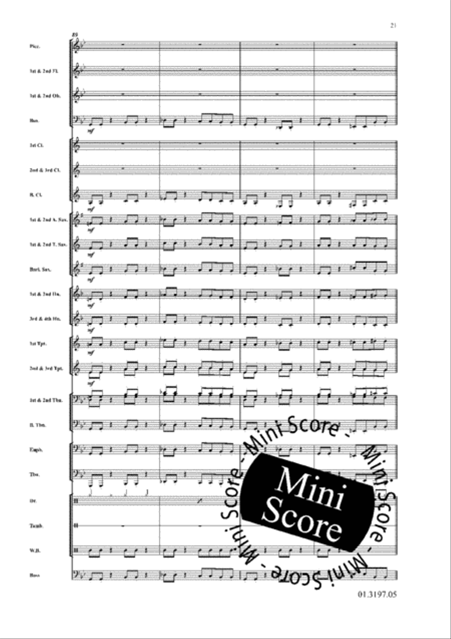 Joy Ride Concert Band scores gallery preview page 25