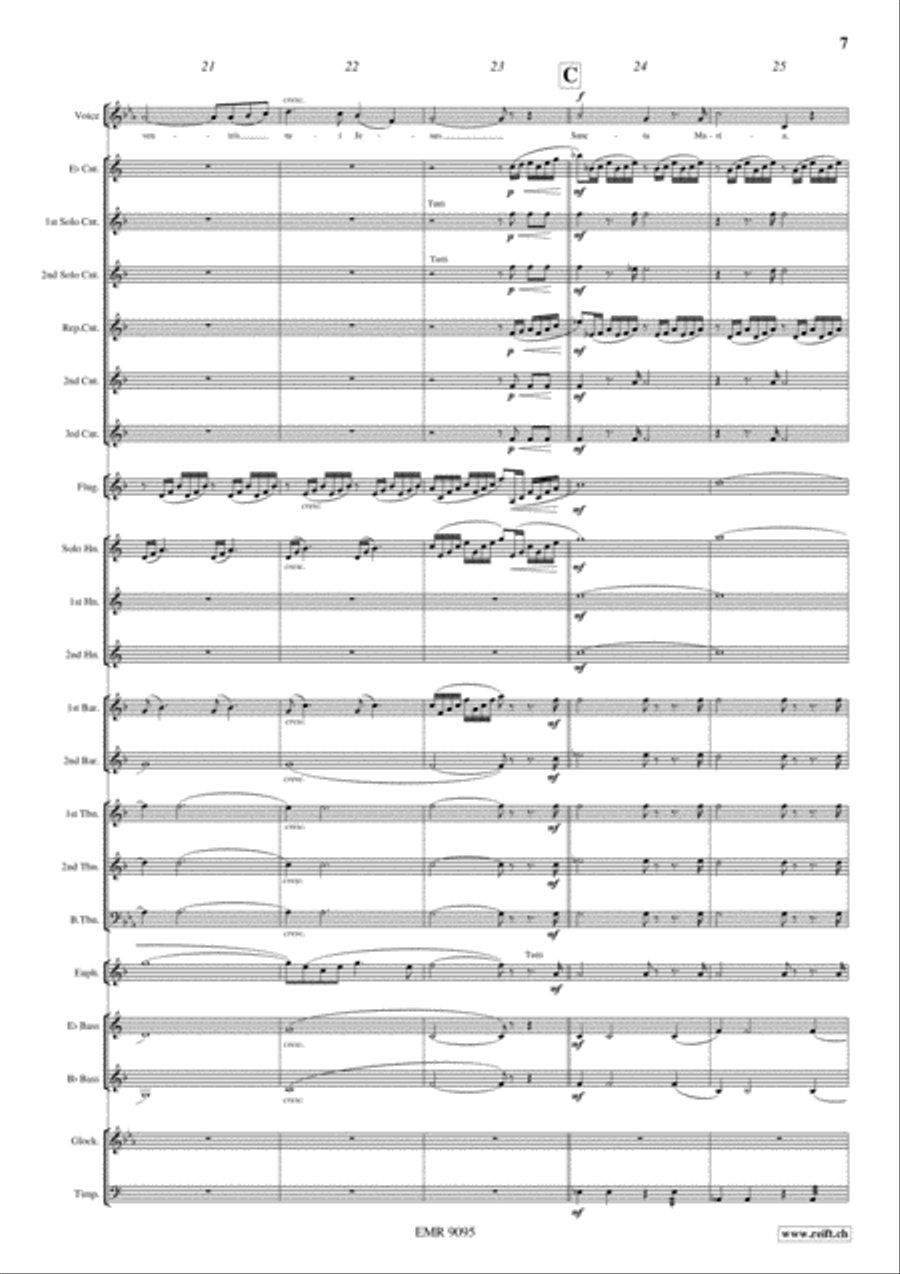 Ave Maria Brass Band scores gallery preview page 8