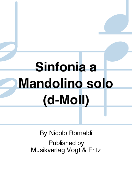 Sinfonia a Mandolino solo (d-Moll)