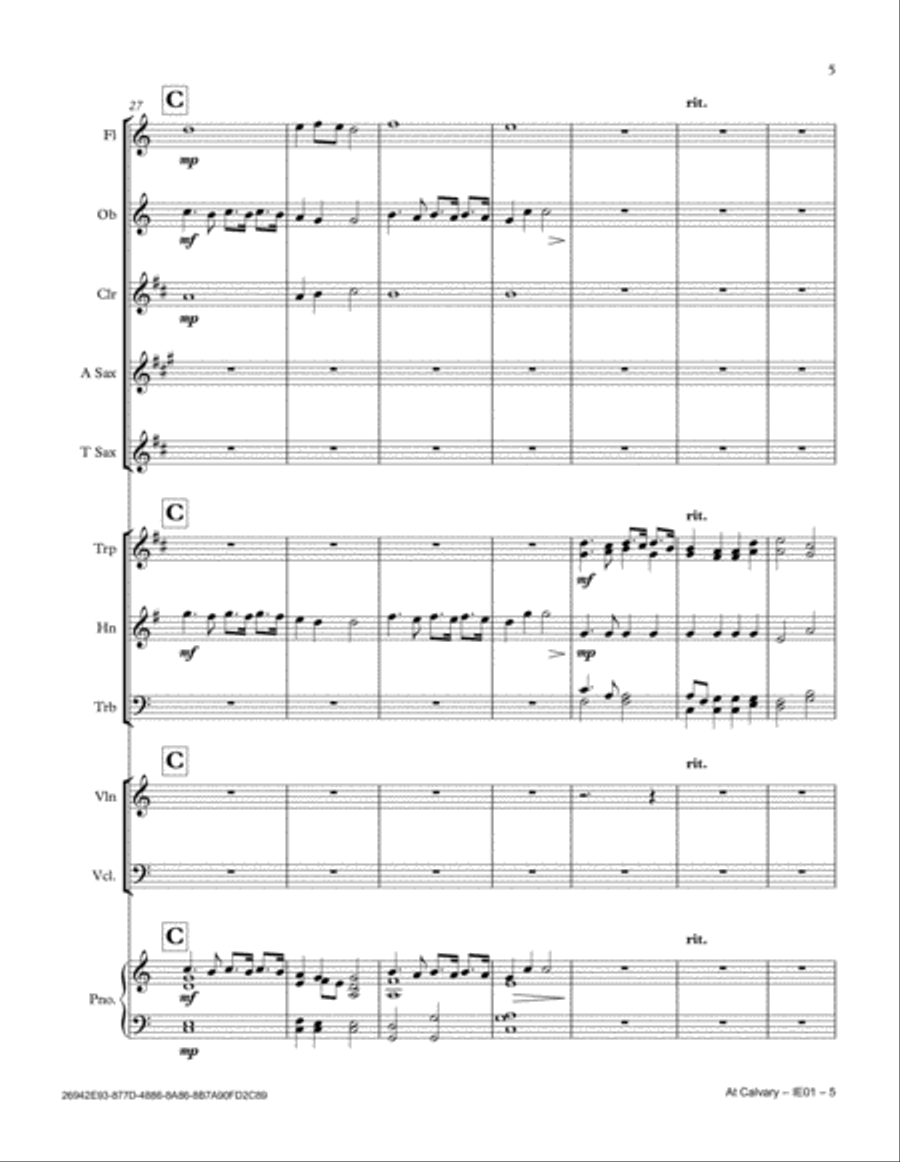 At Calvary Concert Band scores gallery preview page 5