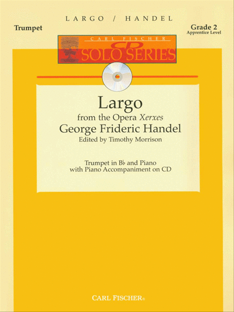 Largo Trumpet Solo scores gallery preview page 1