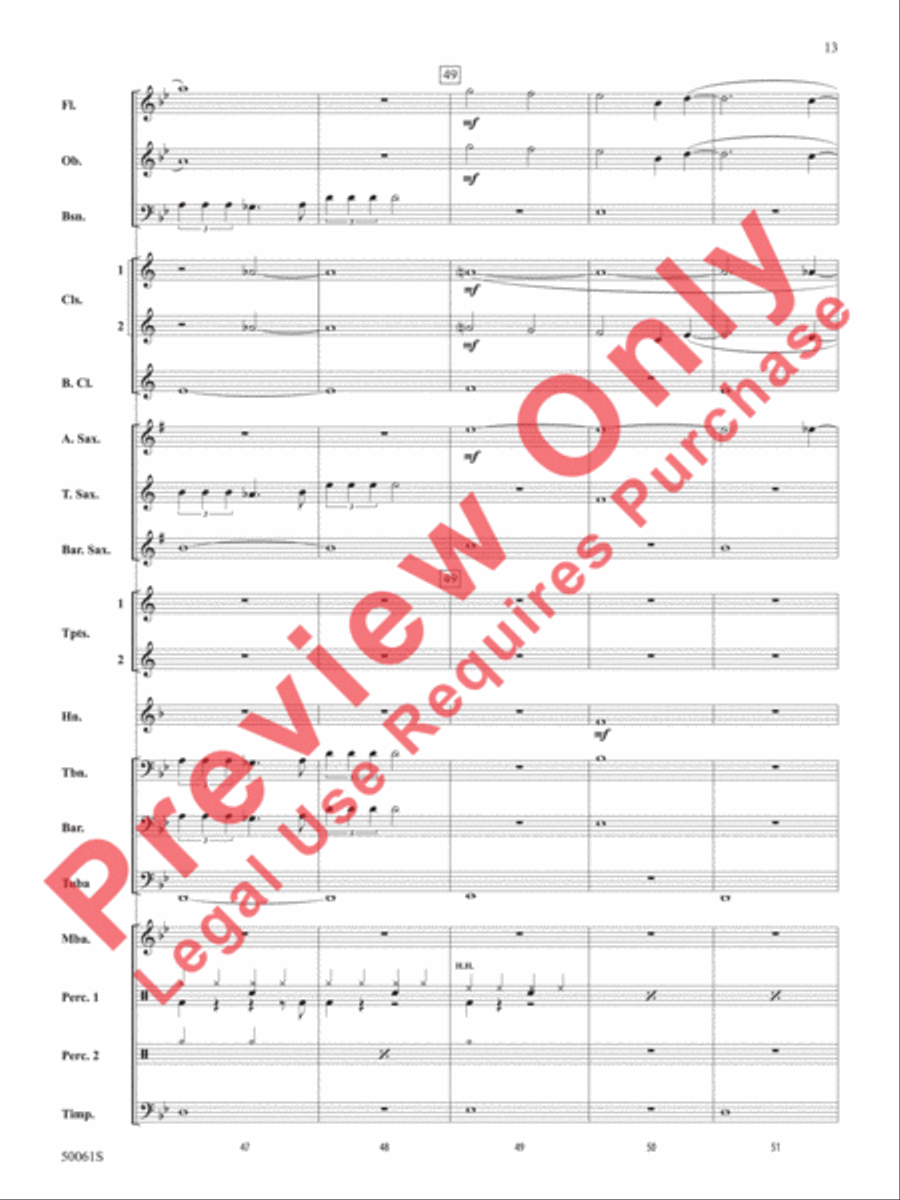 Enemy Concert Band scores gallery preview page 14