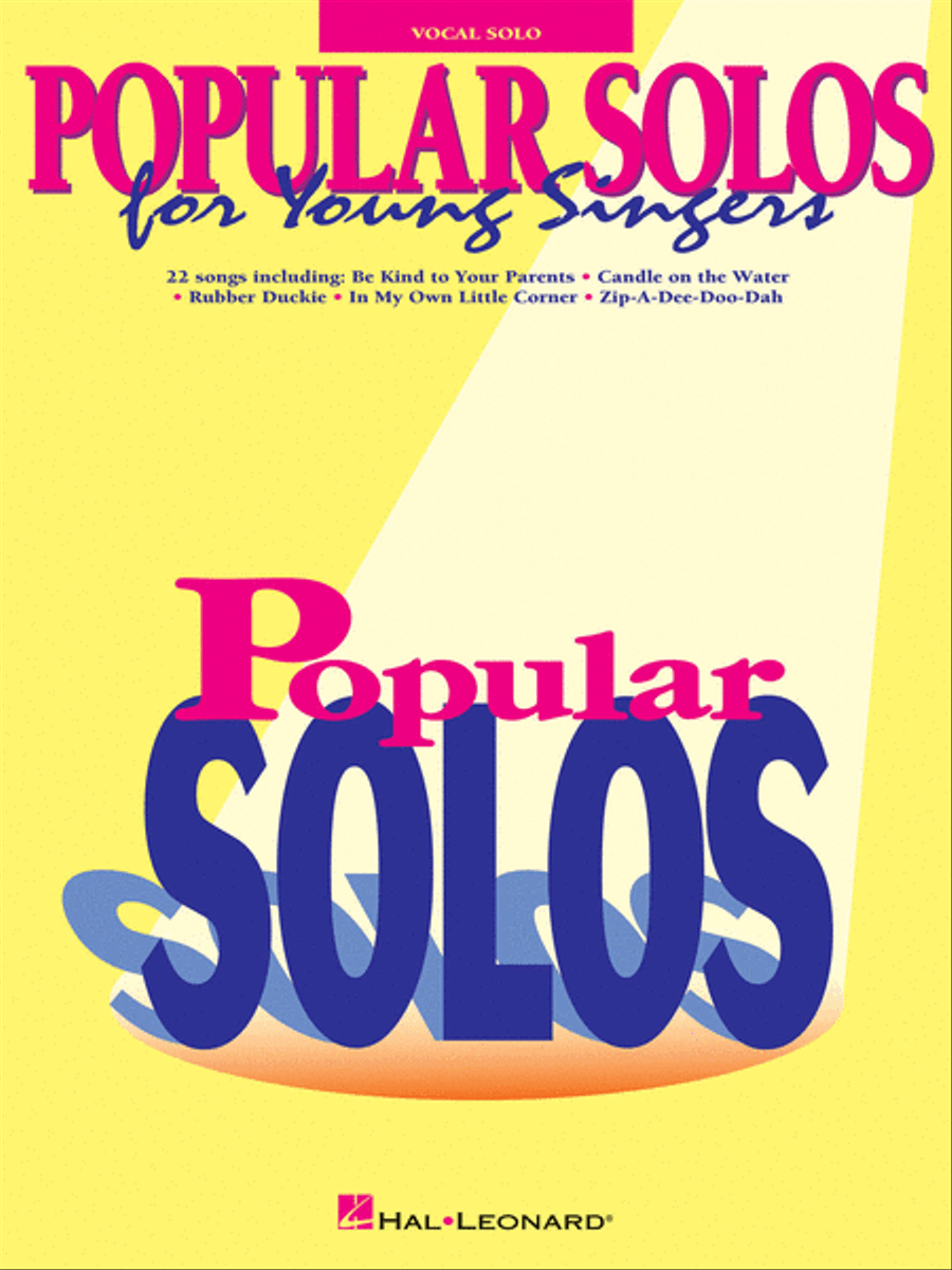 Popular Solos for Young Singers Voice scores gallery preview page 1