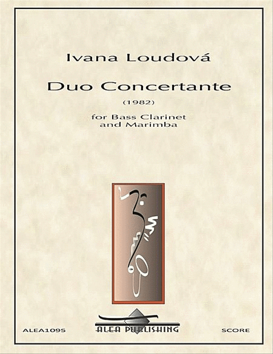 Duo Concertante Duo Concertante Bass Clarinet scores gallery preview page 1