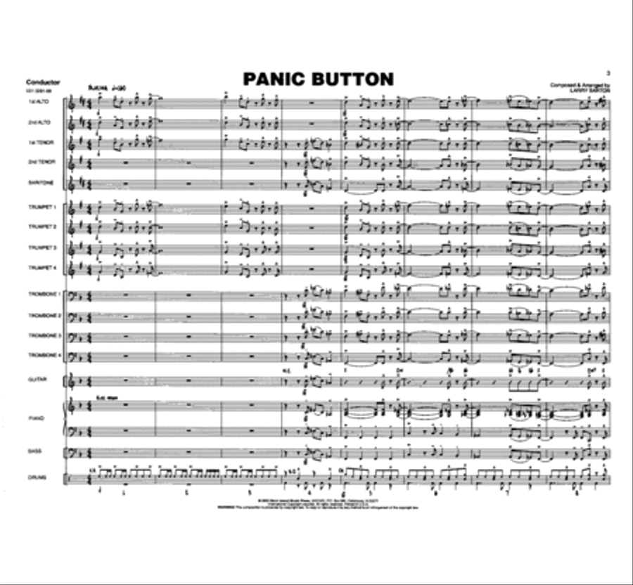 Panic Button Jazz Ensemble scores gallery preview page 2