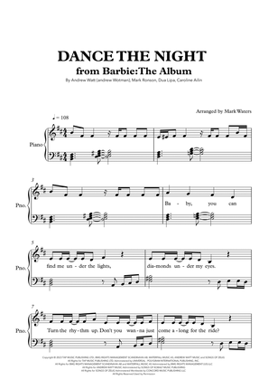 Book cover for Dance The Night