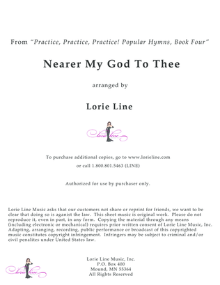 Book cover for Nearer My God To Thee - EASY!