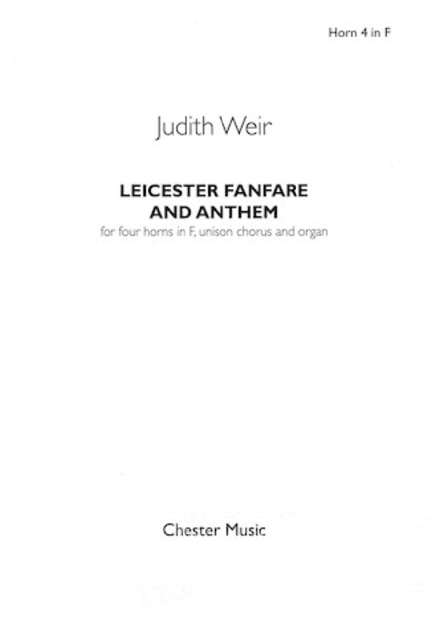 Leicester Fanfare and Anthem Set of Parts scores gallery preview page 1