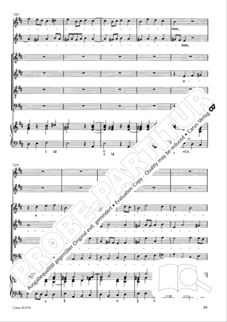 Psalm 121 (Laetatus sum) SA scores gallery preview page 50