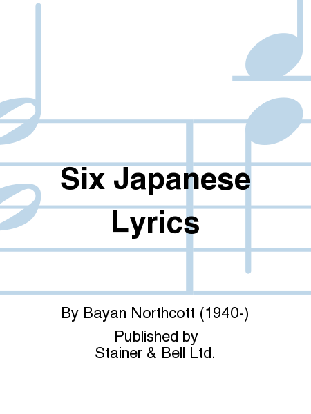 Six Japanese Lyrics