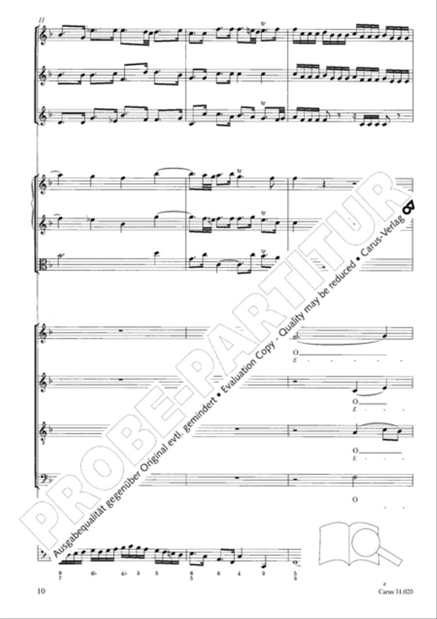 Eternity, thou thundrous word (O Ewigkeit, du Donnerwort) ATB scores gallery preview page 11
