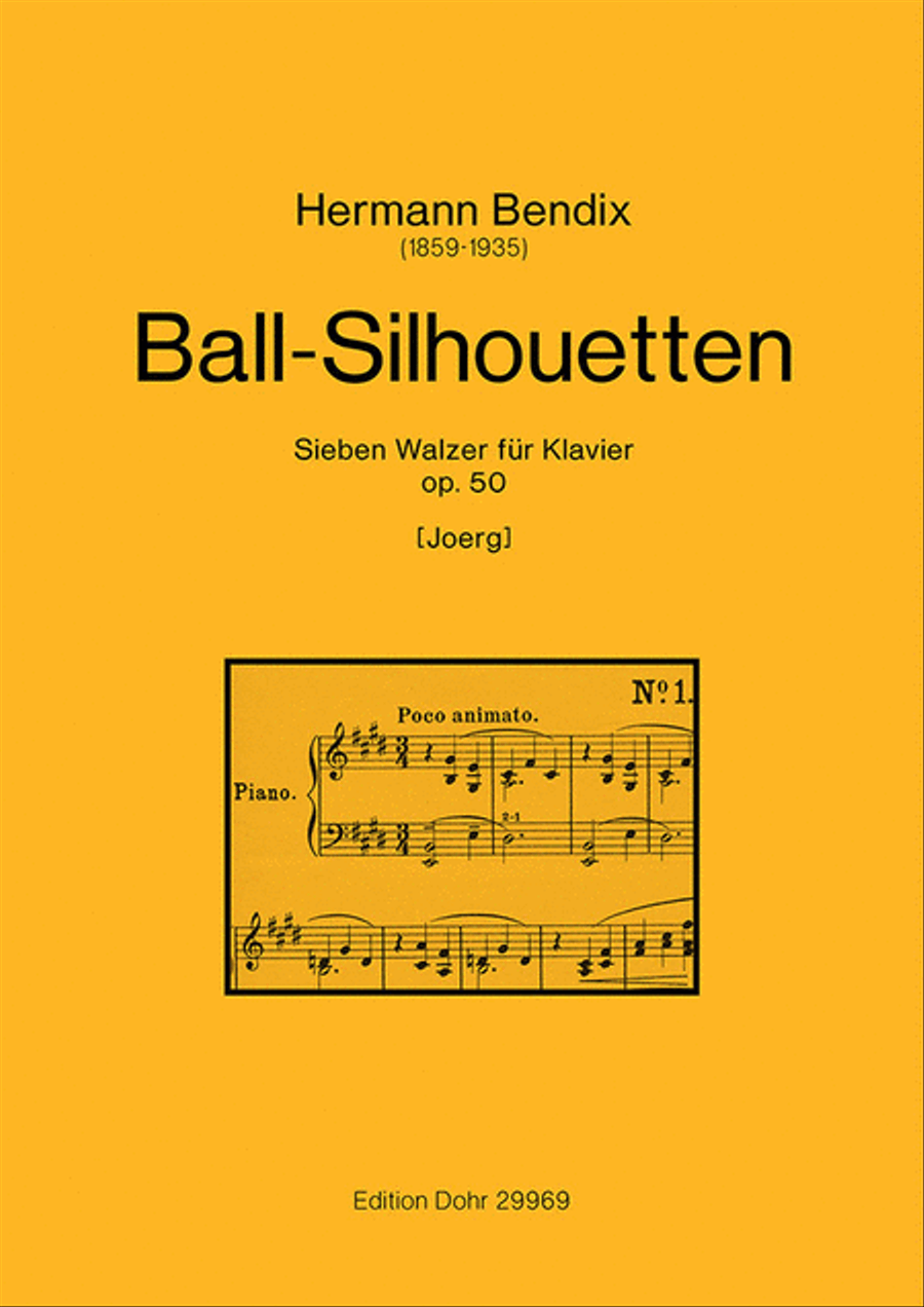 Ball-Silhouetten für Klavier op. 50 -Sieben Walzer-