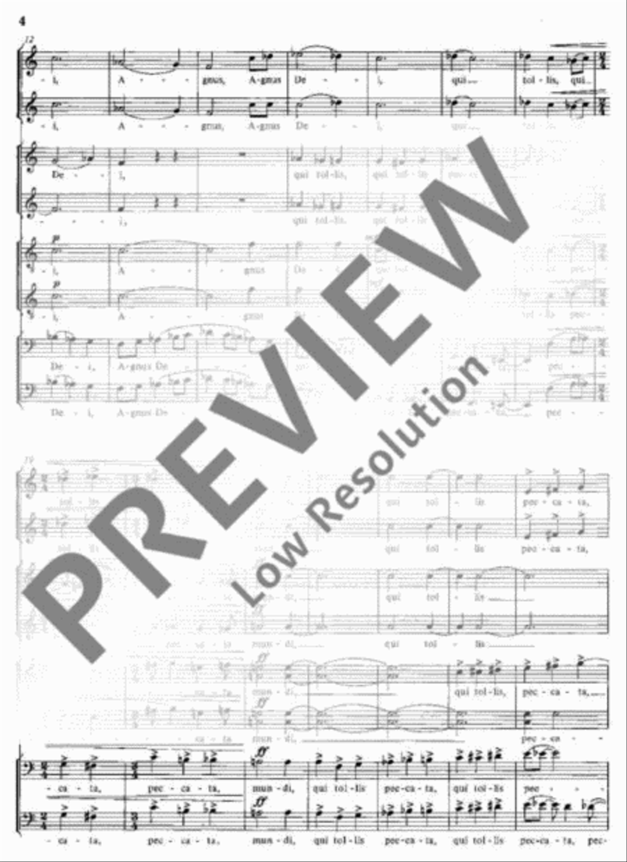 Agnus Dei Divisi scores gallery preview page 5