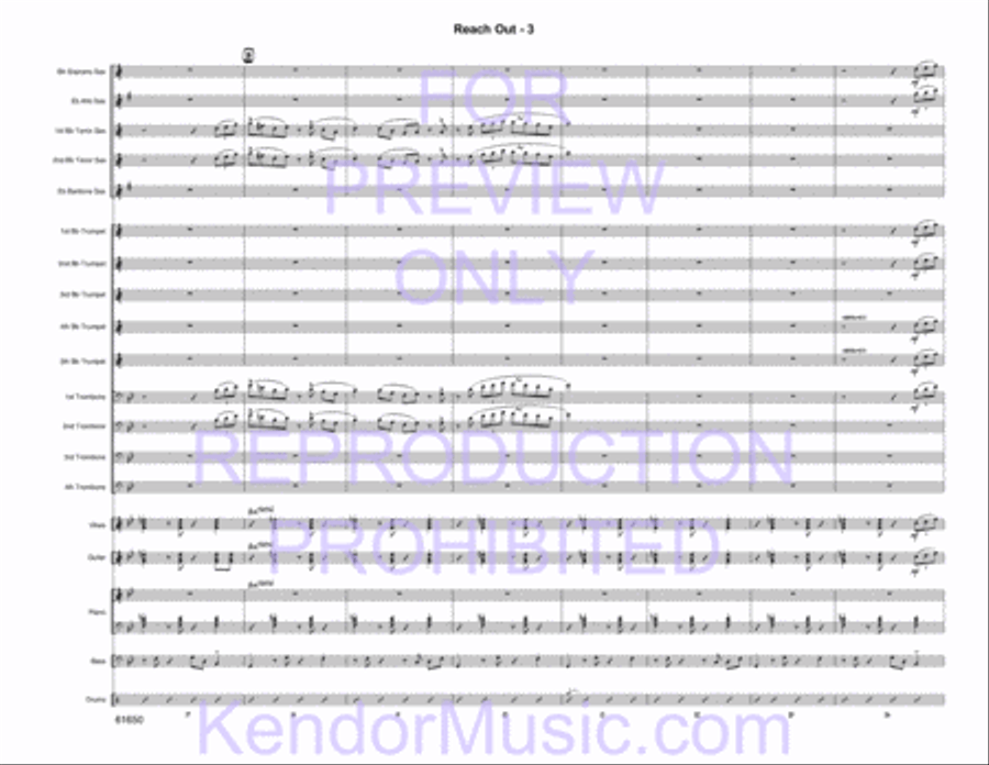 Reach Out Jazz Ensemble scores gallery preview page 5