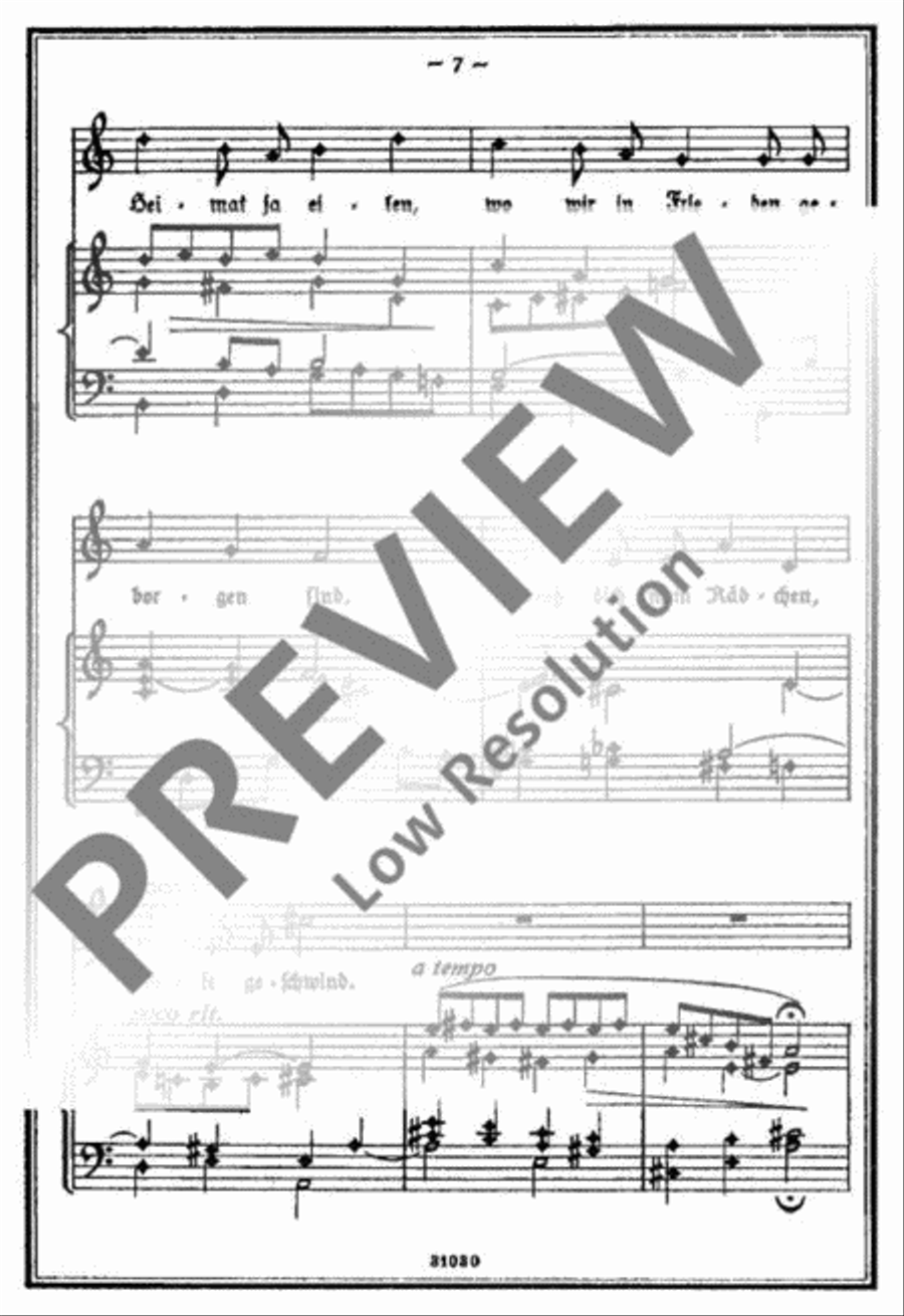 4 Gesänge Voice Solo scores gallery preview page 8