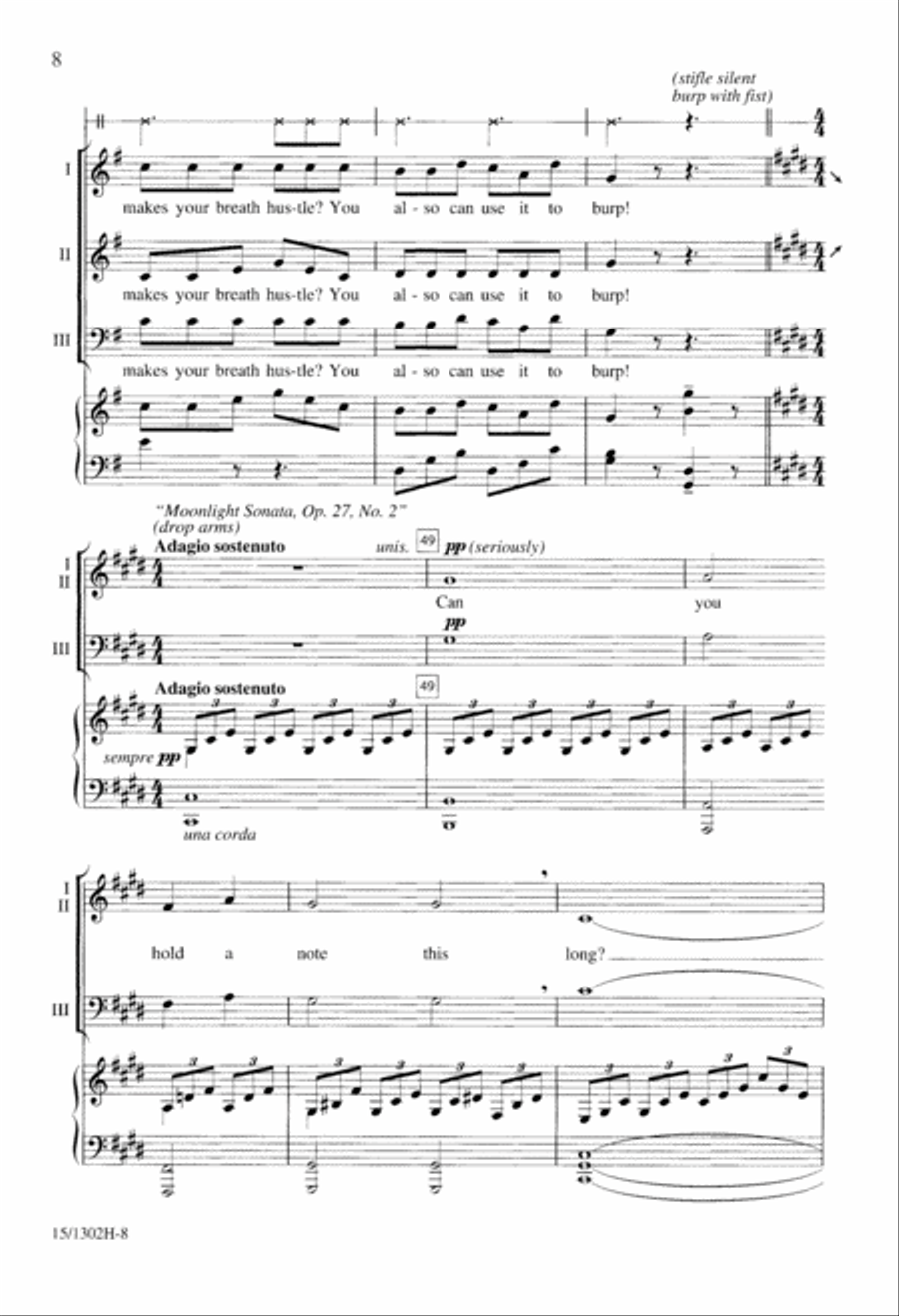 Breathing with Beethoven 3-Part scores gallery preview page 8