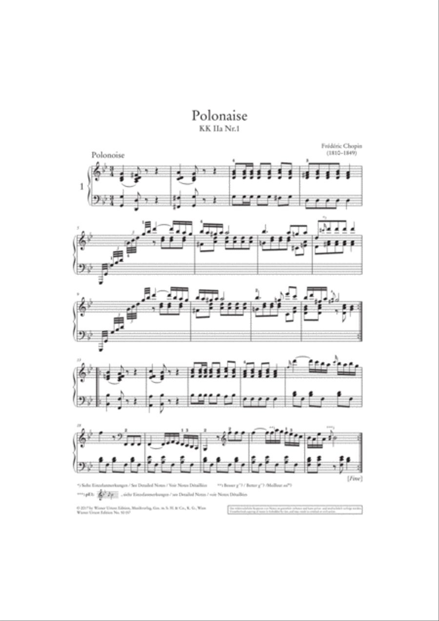 Chopin Polonaises Chopin Polonaises Chamber Music scores gallery preview page 2