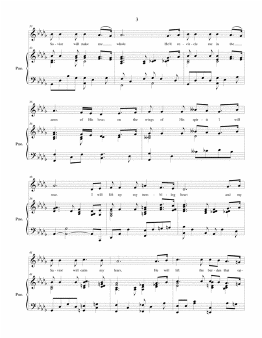 Sacred Vocal Solos for soprano or tenor solo with piano accompaniment - Volume 4 Tenor Voice scores gallery preview page 6