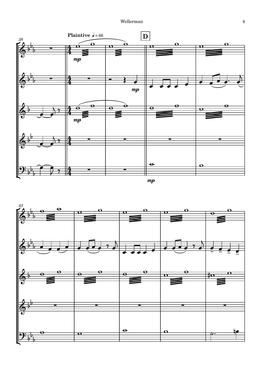 Sea Songs Woodwind Quintet scores gallery preview page 5