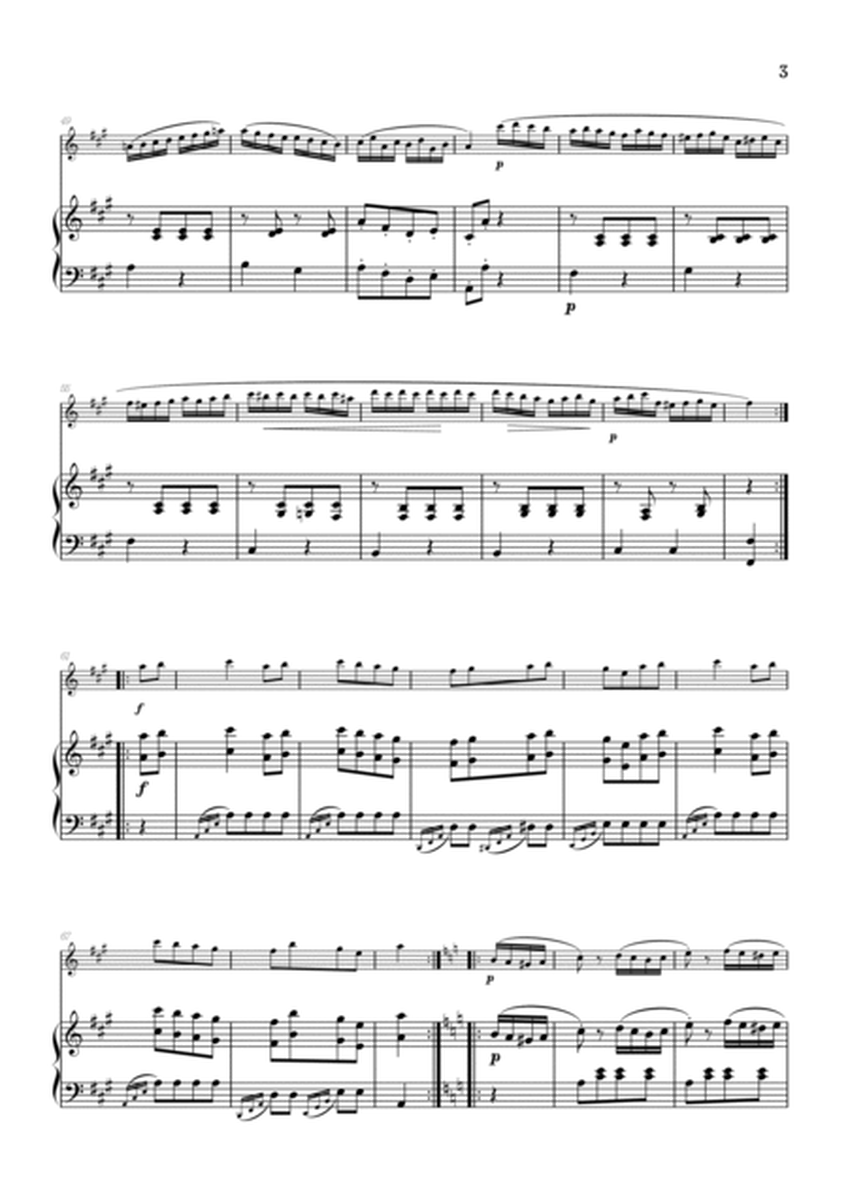Rondo Alla Turca (Turkish March) • oboe sheet music with piano accompaniment image number null