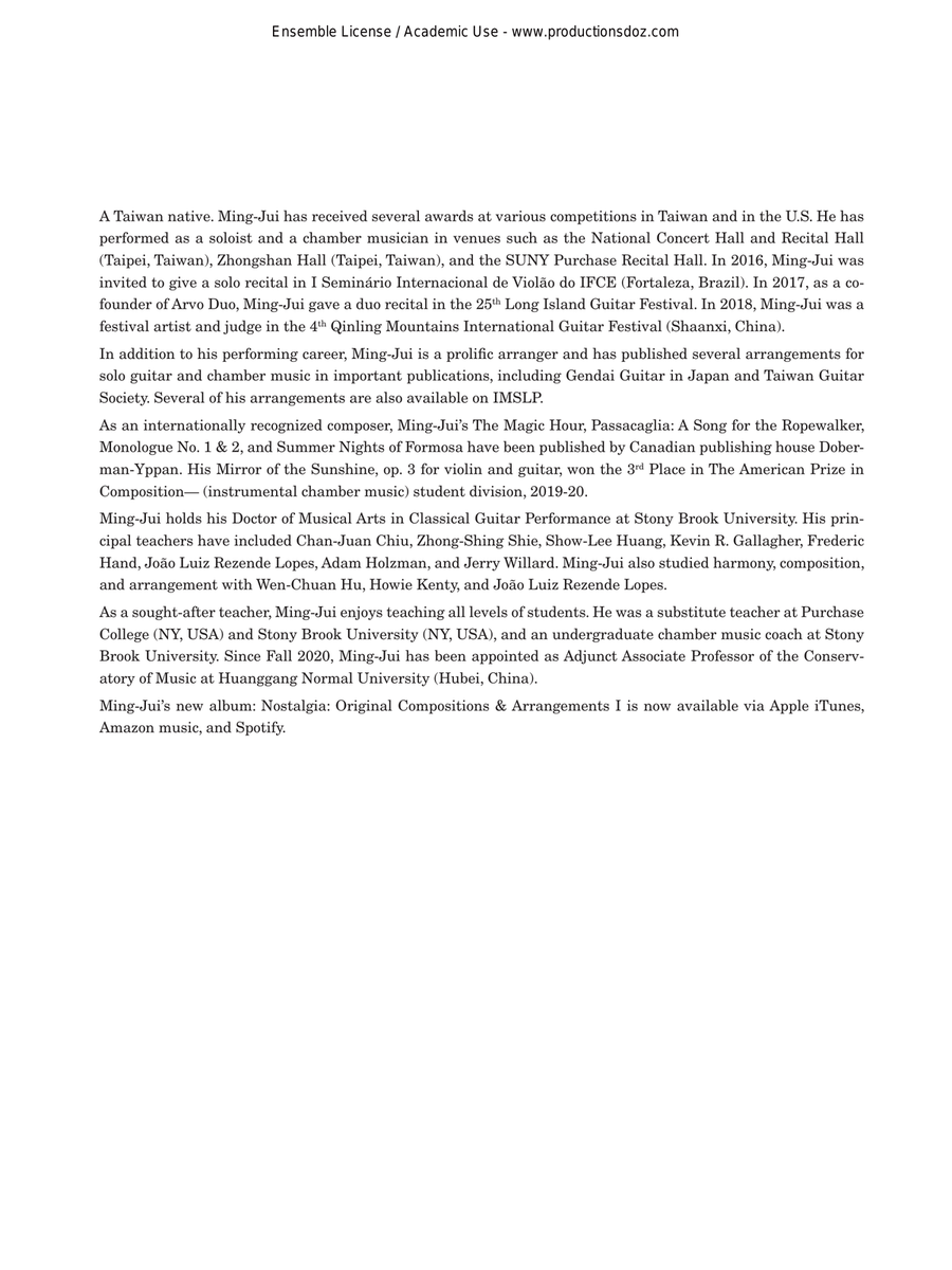 Suite Classical Guitar - Digital Sheet Music page 2