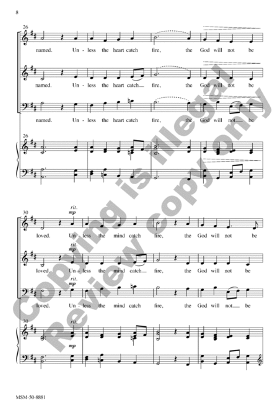 Pentecost (Choral Score) 3-Part scores gallery preview page 7