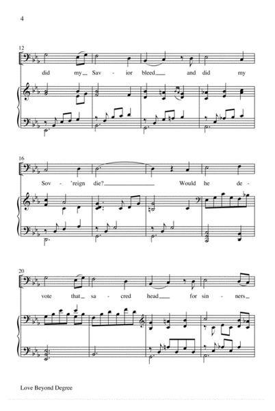 Love Beyond Degree-SATB image number null