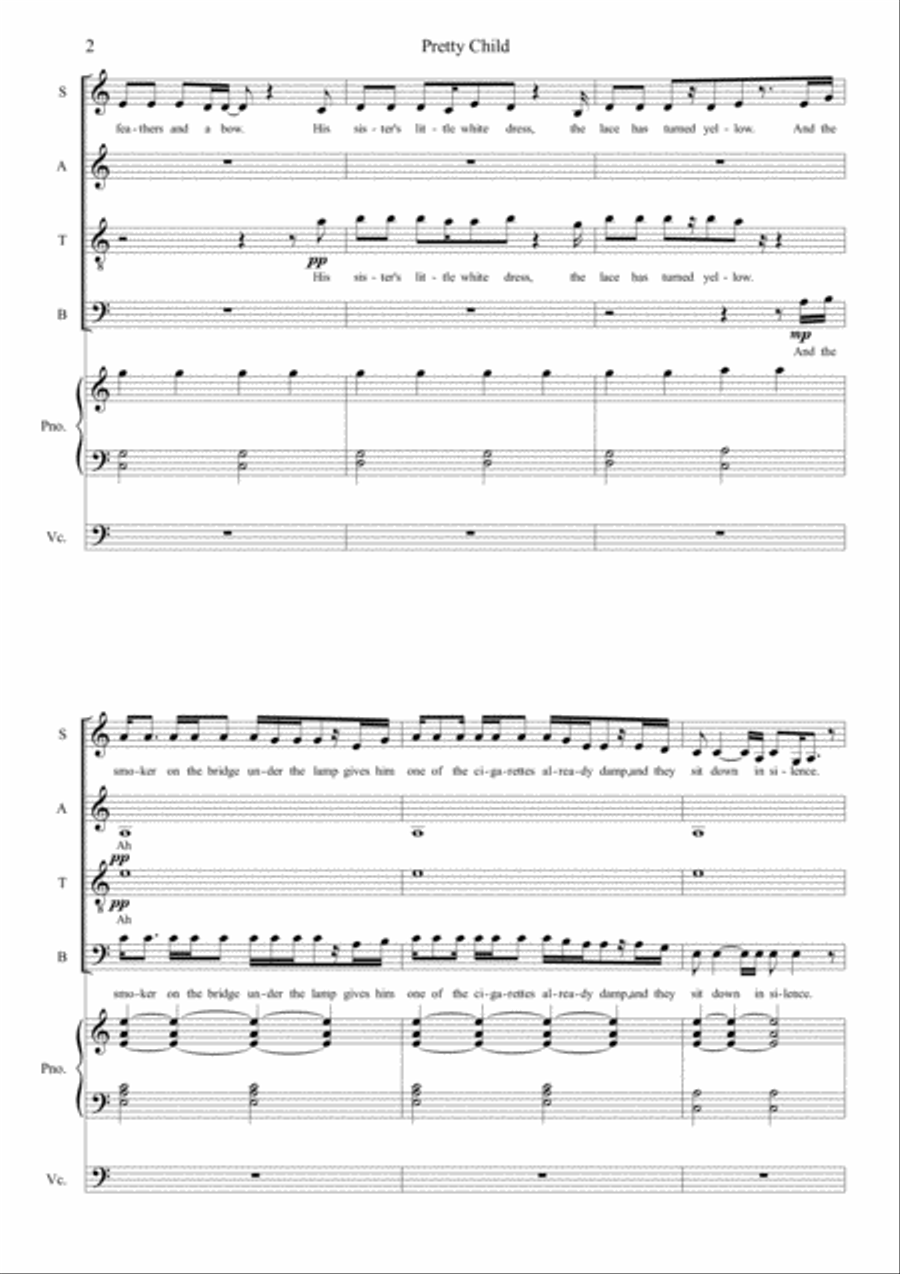 Pretty Child Small Ensemble scores gallery preview page 2