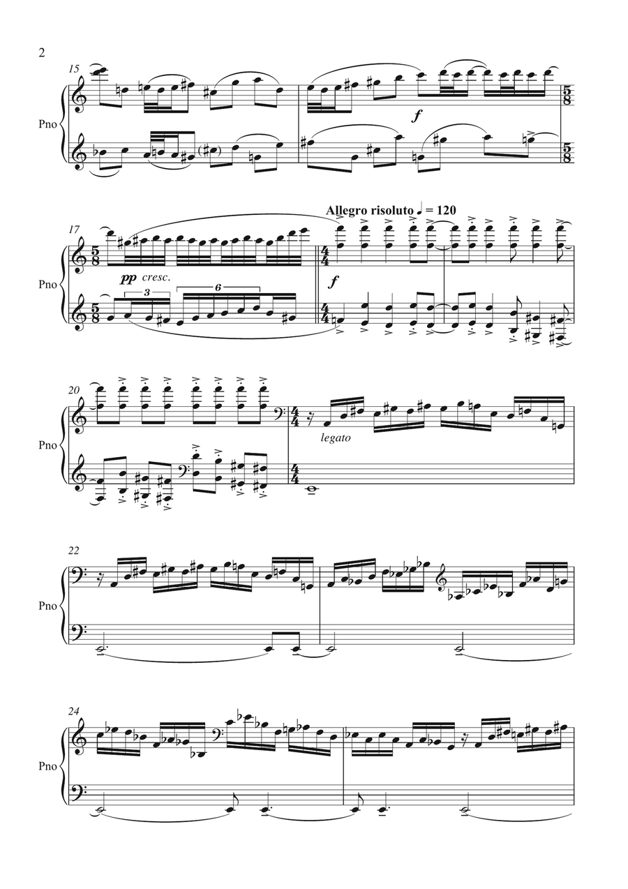 Sonata (Study No. 12) Piano Method scores gallery preview page 2