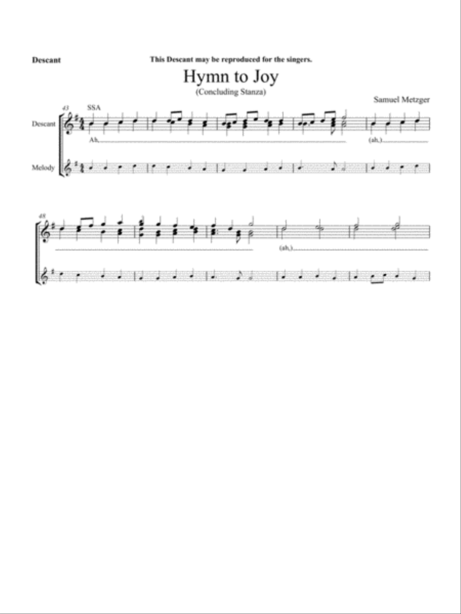 The Coral Ridge Festival Hymn Collection, Volume I Voice scores gallery preview page 11