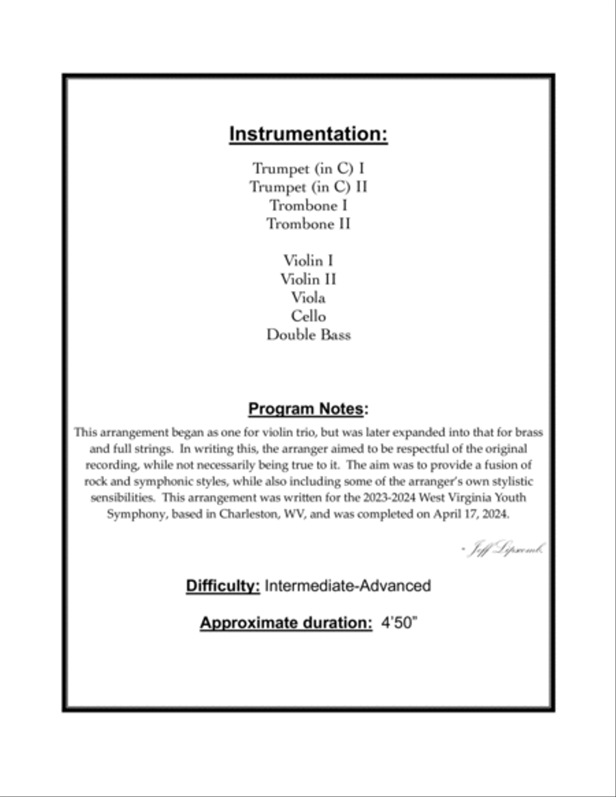 Dream On Chamber Orchestra scores gallery preview page 2