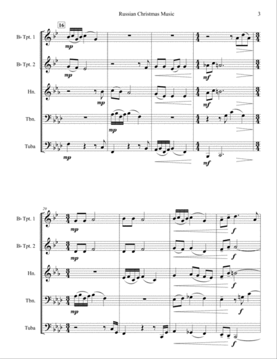 Carol of the Russian Children (from Russian Christmas Music) image number null