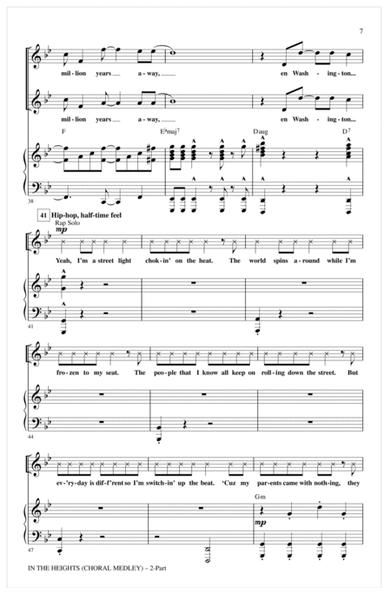 In The Heights (Choral Medley) (arr. Mac Huff)