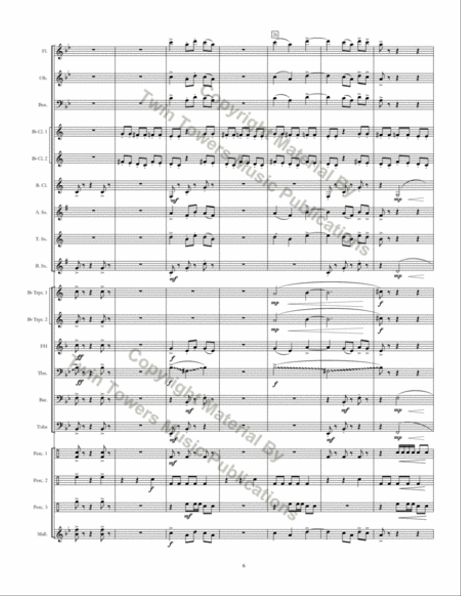 Running With Scissors Concert Band scores gallery preview page 7