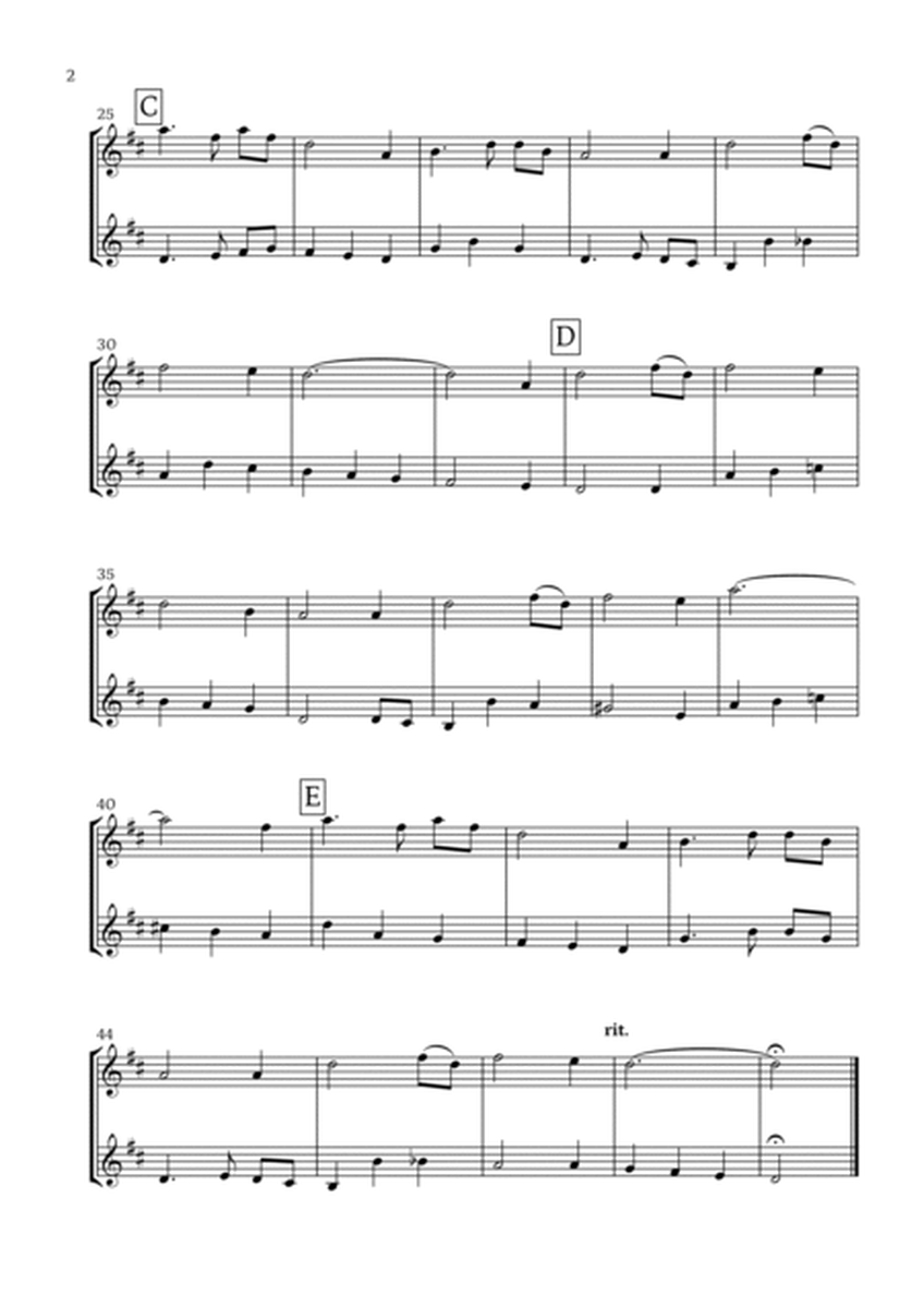 Amazing Grace (Clarinet Duet) - Beginner Level image number null