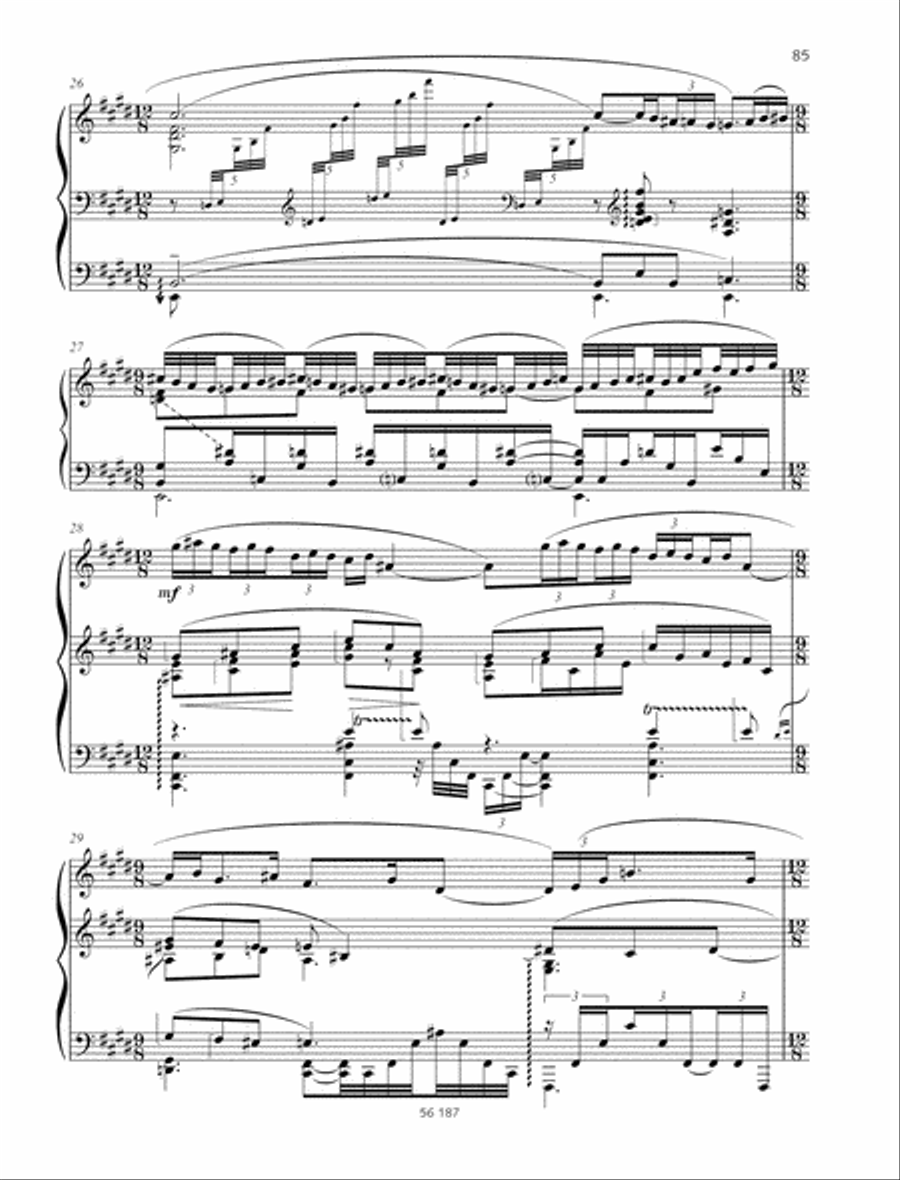 Prélude à l'après-midi d'un faune Piano Solo scores gallery preview page 5